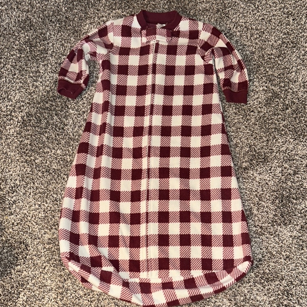 Little Treasure Brand Checkered Wearable Blanket